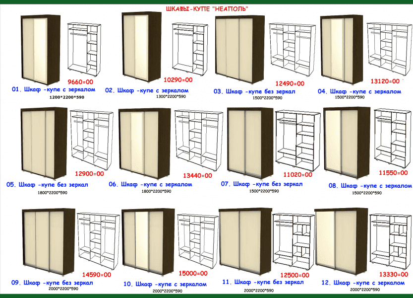 шкаф-купе неаполь в Челябинске