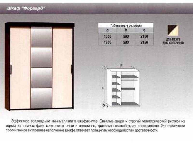 шкаф - купе форвард в Челябинске