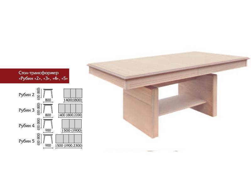 стол рубин 2,3,4,5 в Челябинске
