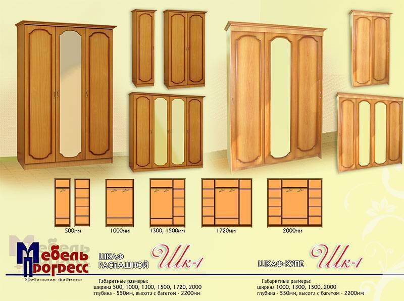 шкаф распашной «шк-1» в Челябинске