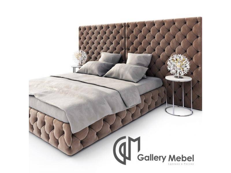 кровать с большим изголовьем letto gm 12 в Челябинске