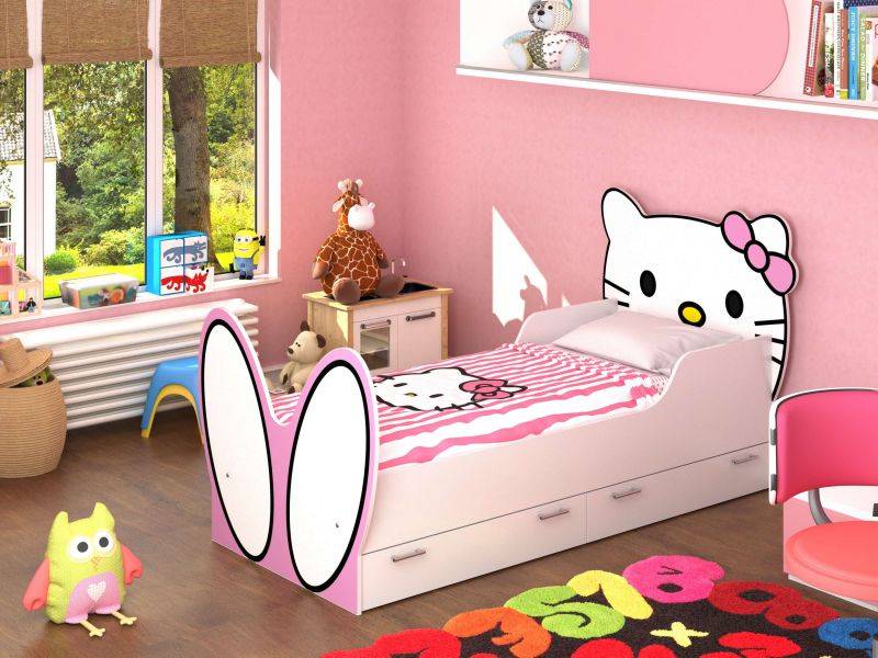 детская кровать hello kitty в Челябинске