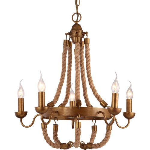 подвесная люстра arte lamp amaca a8957lm-5bz в Челябинске