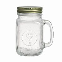кружка с крышкой bormioli rocco drinking jar в Челябинске