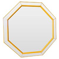 зеркало венецианское восьмиугольное желтое yellow octagon в Челябинске