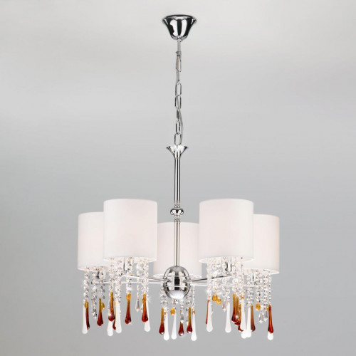подвесная люстра bogates glamour 300/5 strotskis в Челябинске