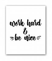 постер be nice а4 в Челябинске