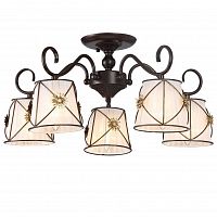 потолочная люстра arte lamp 72 a5495pl-5br в Челябинске