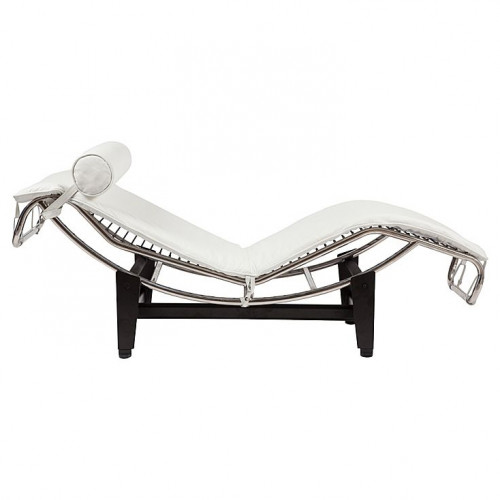 шезлонг chaise longue lc4 белый в Челябинске