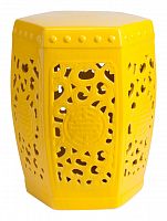 керамический столик-табурет design stool yellow в Челябинске