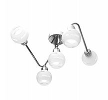 потолочная люстра idlamp agostina 361/5a-whitechrome в Челябинске