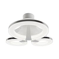 потолочный светодиодный светильник idlamp jenevra 397/3pf-ledwhitechrome в Челябинске