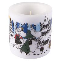 свеча большая moomin зимний лес, 8 см в Челябинске