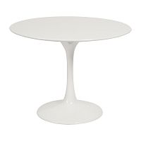 стол журнальный eero saarinen style tulip table белый в Челябинске