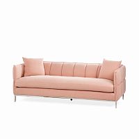 диван casper sofa прямой розовый в Челябинске