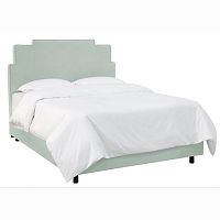 кровать двуспальная 160x200 зеленая paxton bed mint в Челябинске