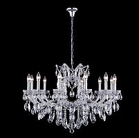 подвесная люстра crystal lux hollywood sp12 chrome в Челябинске