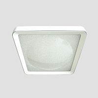 потолочный светодиодный светильник ambrella light orbital crystal sand fs1216 wh/wh 72w+29w d500*500 в Челябинске