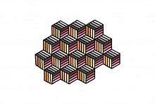 ковер parquet hexagon orange 305x188 от gan в Челябинске