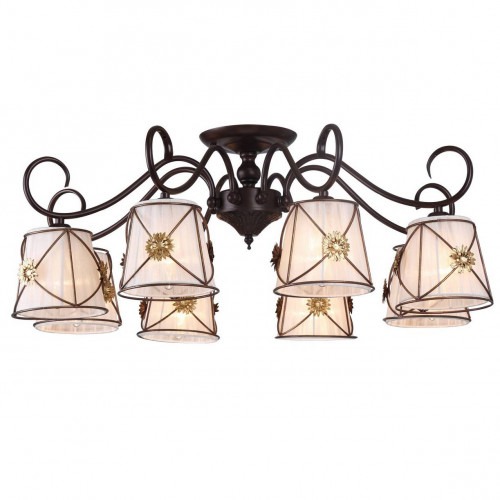 потолочная люстра arte lamp 72 a5495pl-8br в Челябинске