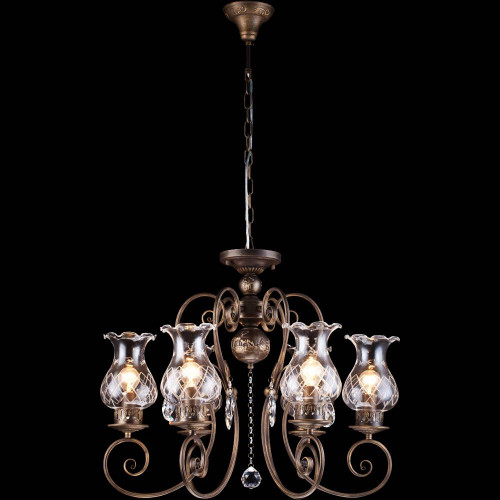 подвесная люстра arte lamp palermo a2053lm-6br в Челябинске