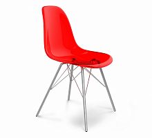 стул dsr красный s37 (eames style) в Челябинске