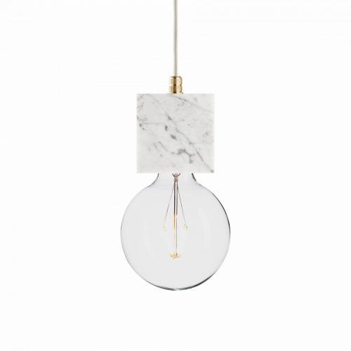 подвесной светильник marmor veldi bianco brass в Челябинске
