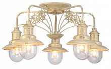 потолочная люстра arte lamp sailor a4524pl-5wg в Челябинске