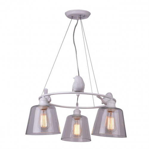 подвесная люстра arte lamp passero a4289lm-3wh в Челябинске