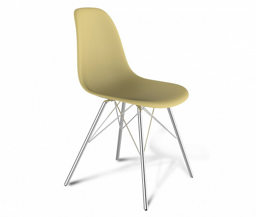 стул dsr бежевый s37 (eames style) в Челябинске