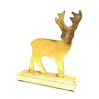 украшение декоративное golden raindeer, 22х18х5 см в Челябинске