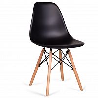 стул деревянный pc-015 черный (eames style) в Челябинске