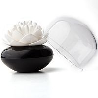 контейнер для хранения ватных палочек lotus черный-белый в Челябинске