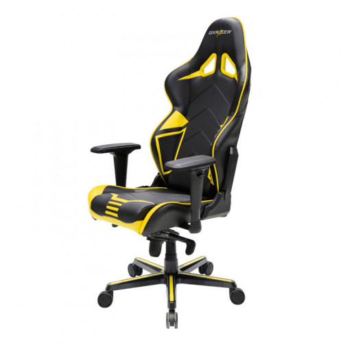 кресло геймерское dxracer racing rv131 черно-желтое в Челябинске