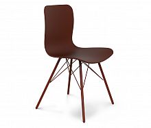 стул dsr коричневый s40 (eames style) в Челябинске