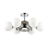 потолочная люстра odeon light miolla 3972/7c белая в Челябинске