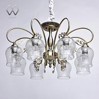 потолочная люстра mw-light моника 372011808 бронза в Челябинске