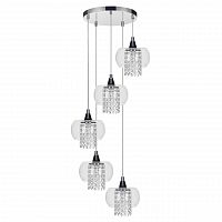 дизайнерская подвесная люстра spot light cordia 1192528 хром в Челябинске