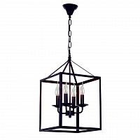 дизайнерская подвесная люстра spot light cage 9810404 черная в Челябинске