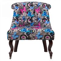 кресло мягкое amelie french country chair бабочки в Челябинске