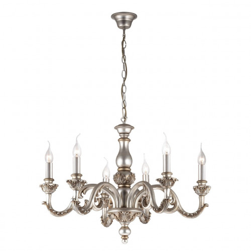 подвесная люстра ideal lux giglio sp6 argento в Челябинске