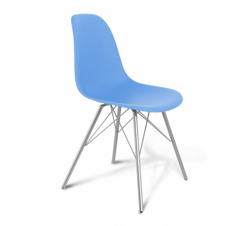 стул dsr голубой s37 (eames style) в Челябинске