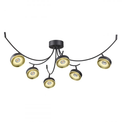 потолочная светодиодная люстра odeon light fineca 3812/42cl в Челябинске
