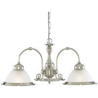 подвесная люстра arte lamp american diner a9366lm-3ss белая в Челябинске