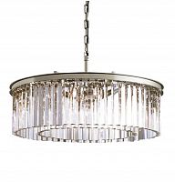 люстра prism silver 80 серебро, прозрачное стекло в Челябинске