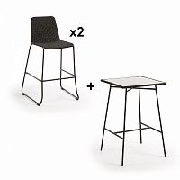 комплект мебели pack 624 freeman стол + 2 стула от la forma (ex julia grup) в Челябинске