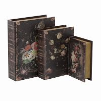 шкатулки-книги, набор 3 шт. мультиколор в Челябинске