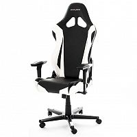 кресло геймерское dxracer racing черно-белое в Челябинске