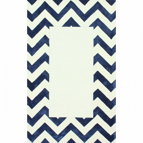ковер zig zag синий с квадратом 160х230 в Челябинске