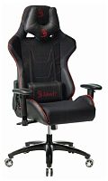 кресло игровое a4 bloody gc-400 черный/красный искусст.кожа/ткань в Челябинске
